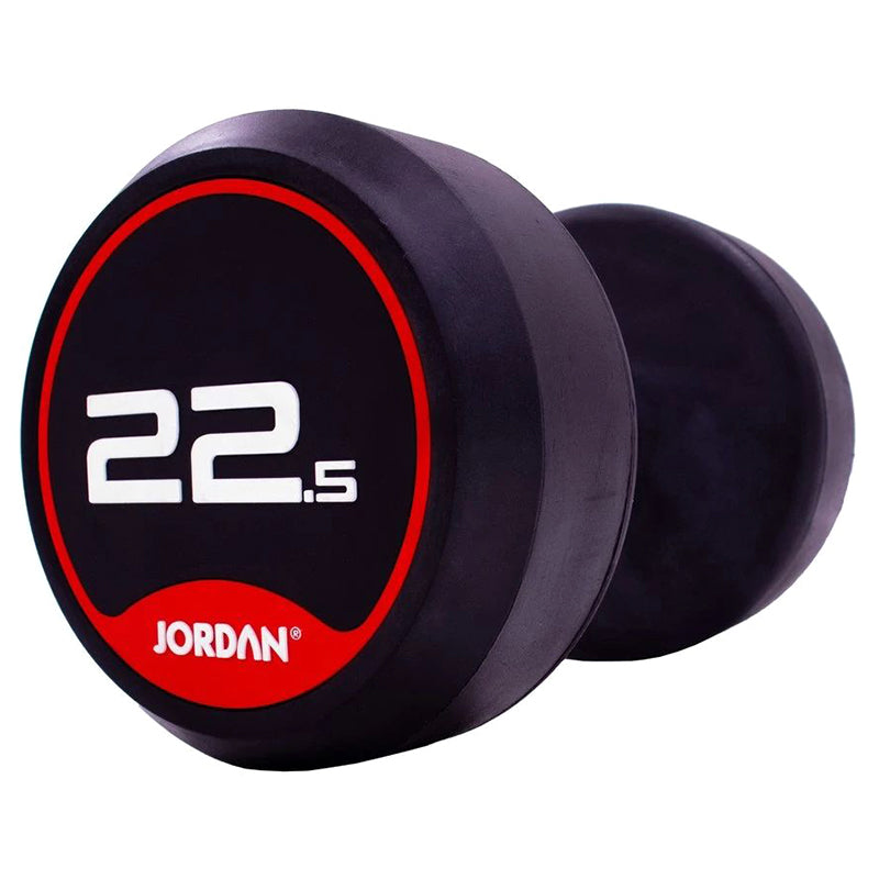 Jordan Fitness Classic Rubber Dumbbells 22.5kg McSport