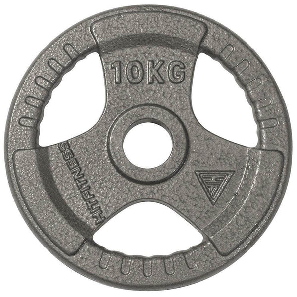 Hit Fitness 50kg Core Weight Set | Cast Iron Discs and Barbell - Plate