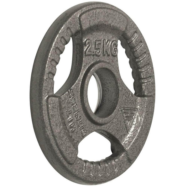 Olympic Cast Iron Tri-Grip Disc | 2.5kg Image McSport Ireland