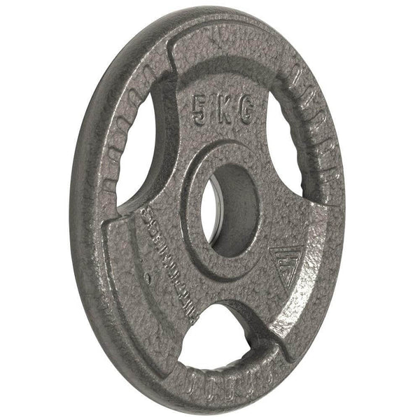 Olympic Cast Iron Tri-Grip Disc | 5kg Image McSport Ireland