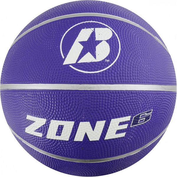 Baden Zone Rubber Coloured Basketballs (Purple) | Size 6