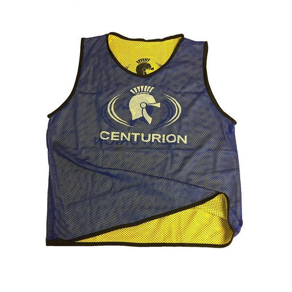 Centurion Mesh Reversible Bib Blue and Yellow Image McSport Ireland