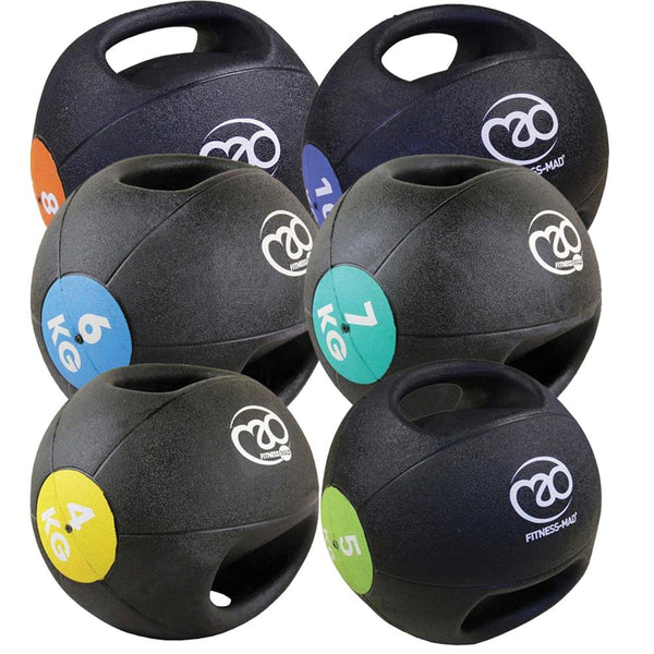 Fitness-Mad Double Grip Medicine Ball | 6kg Image McSport Ireland