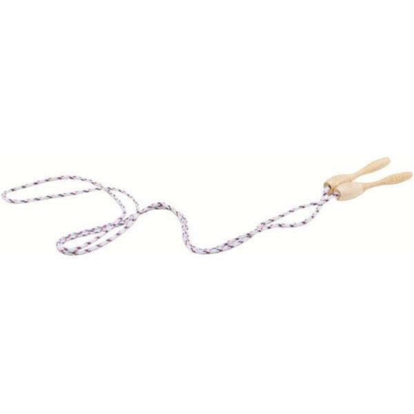 Tuftex 7ft Cotton Skipping Ropes with Wooden Handles Image McSport Ireland
