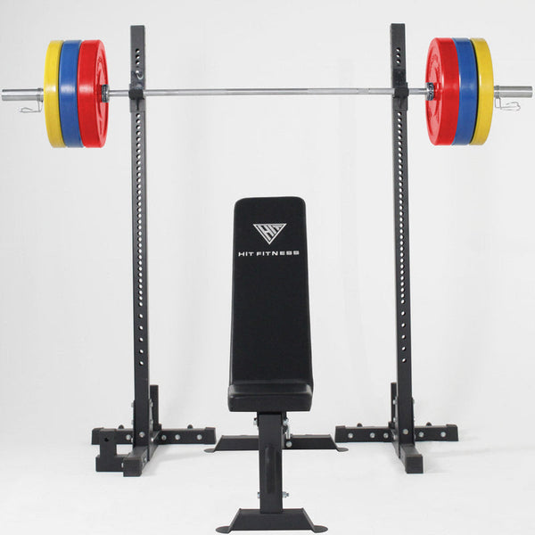 Split Squat Stands with weight plates