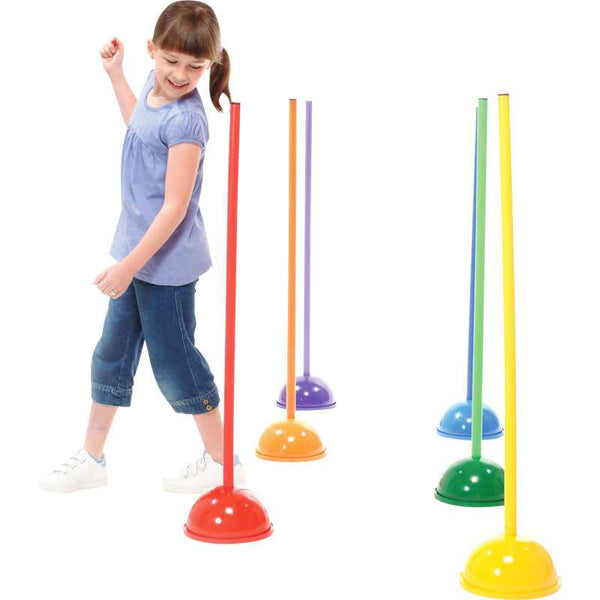 Girl playing with the Playm8 (Set Of 6) Multibases