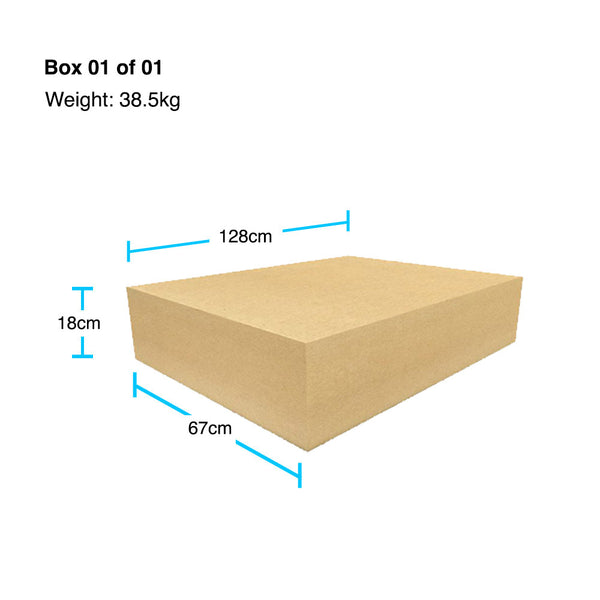 Riley 4ft 12-in-1 Folding Multi Games Table - Boxed Dimensions (01 of 01)
