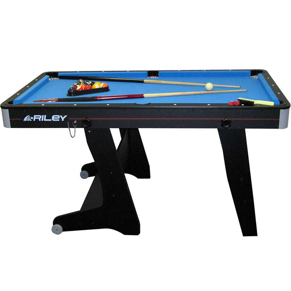 Riley 5ft Folding Pool Table with Table Tennis Table | Blue Image McSport Ireland