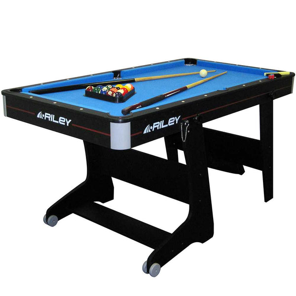 Riley 5ft Folding Pool Table with Table Tennis Table | Blue Image McSport Ireland
