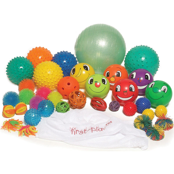First-Play Multi-Sensory Ball Pack | (36 Ball Pack) Image McSport Ireland