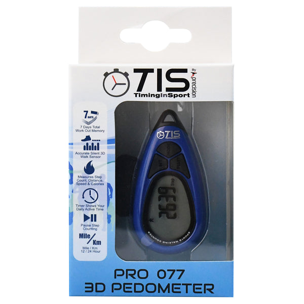 TIS Pro 077 3D Pedometer Image McSport Ireland 
