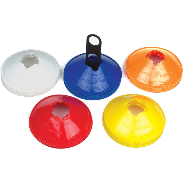 Team Training Coloured Saucer Cones - Sports and Games Markers