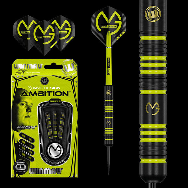 Winmau MVG Ambition Steel Tip Darts | Image McSport Ireland