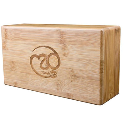 Fitness Mad Hollow Bamboo Yoga Brick Image McSport Ireland