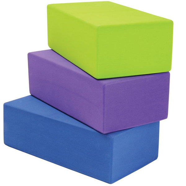 Fitness Mad Hi-Density Yoga Brick  | Blue Image McSport Ireland