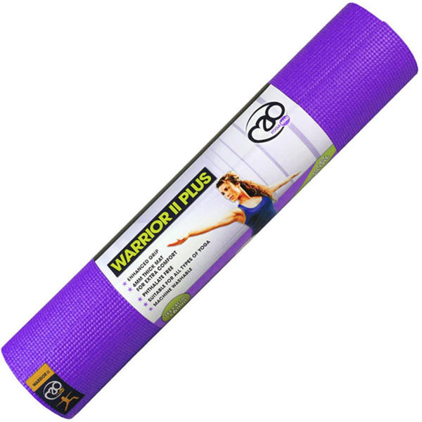 Fitness Mad Warrior II Yoga Mat 6mm Purple Image McSport Ireland